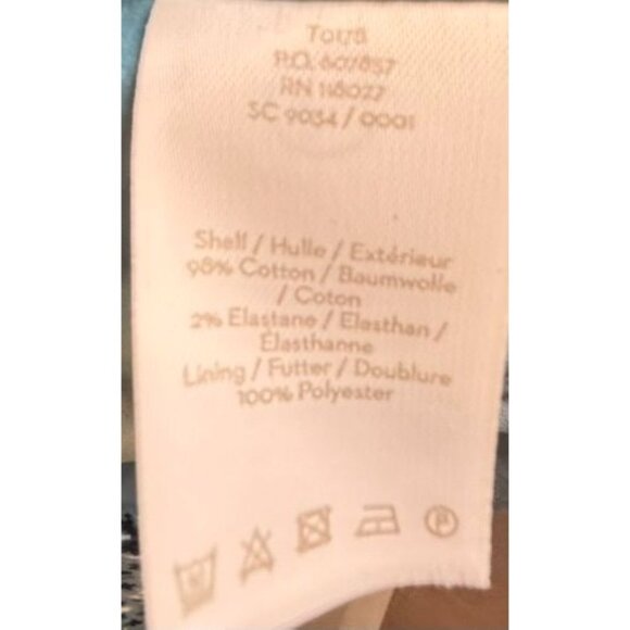 Boden Womens‎ Star Print Corduroy Blazer UK 12R US 8R Blue Celestial Workwear - Picture 5 of 5